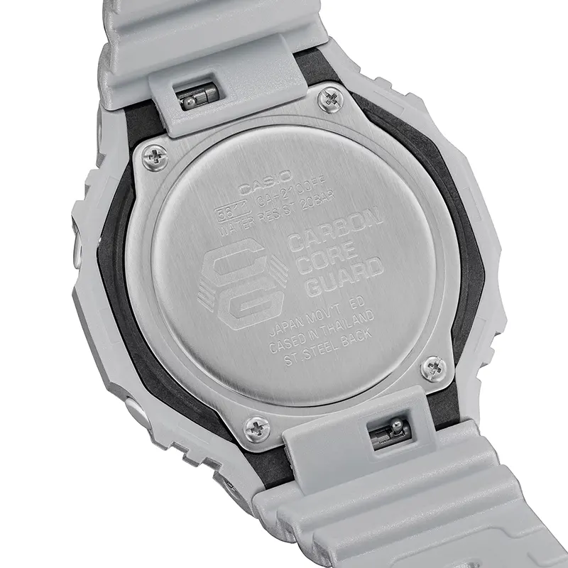 Casio G-Shock GA-2100FF-8A Metallic Silver Dial Men's Watch